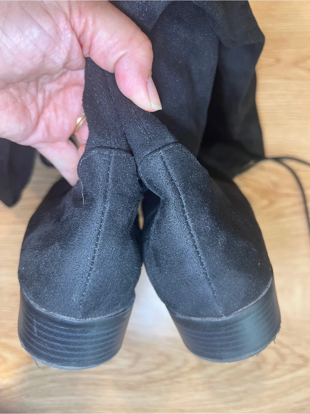 Arizona over the knee Black boots size 10